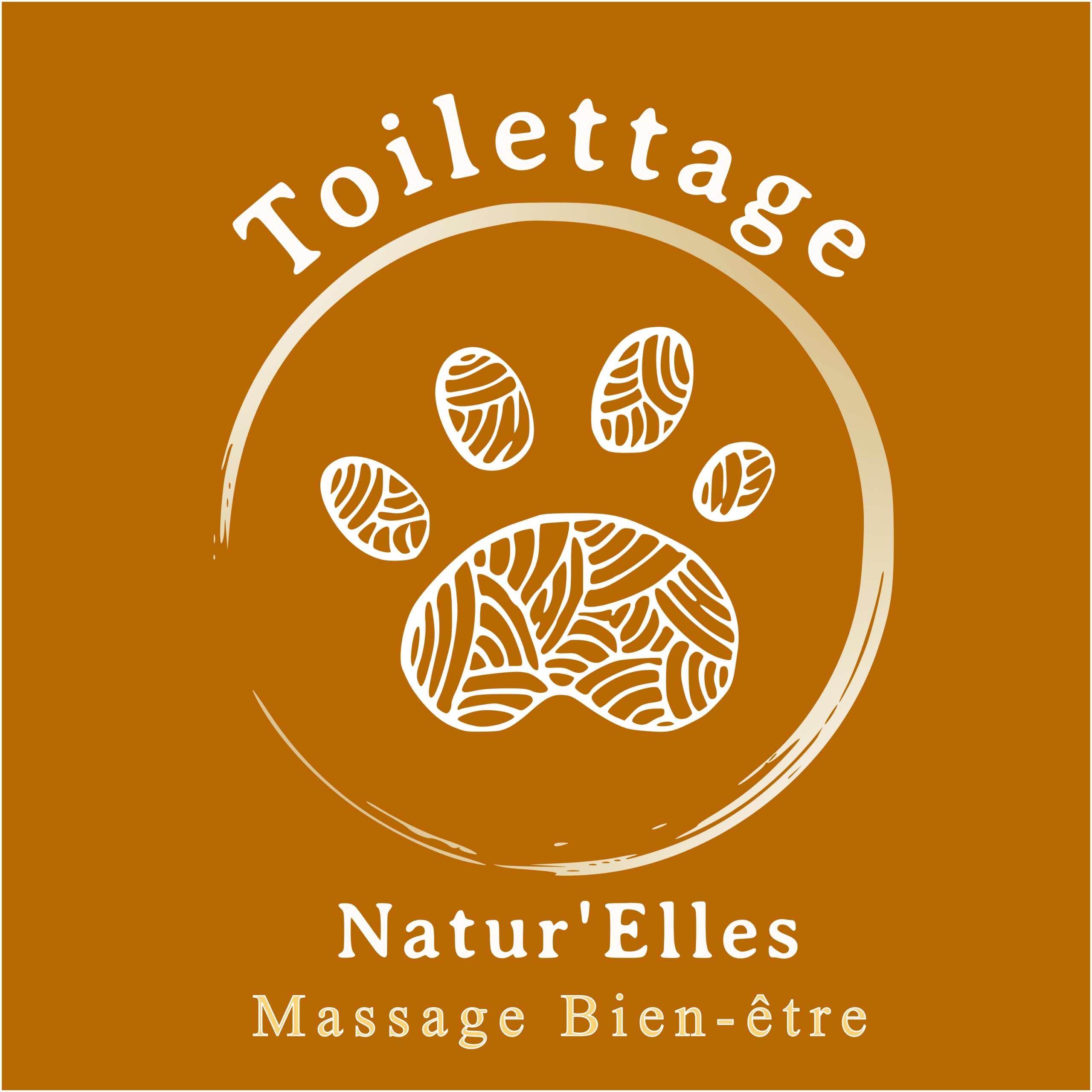 Logo Officiel Toilettage O Natur'Elles L'Arbresle