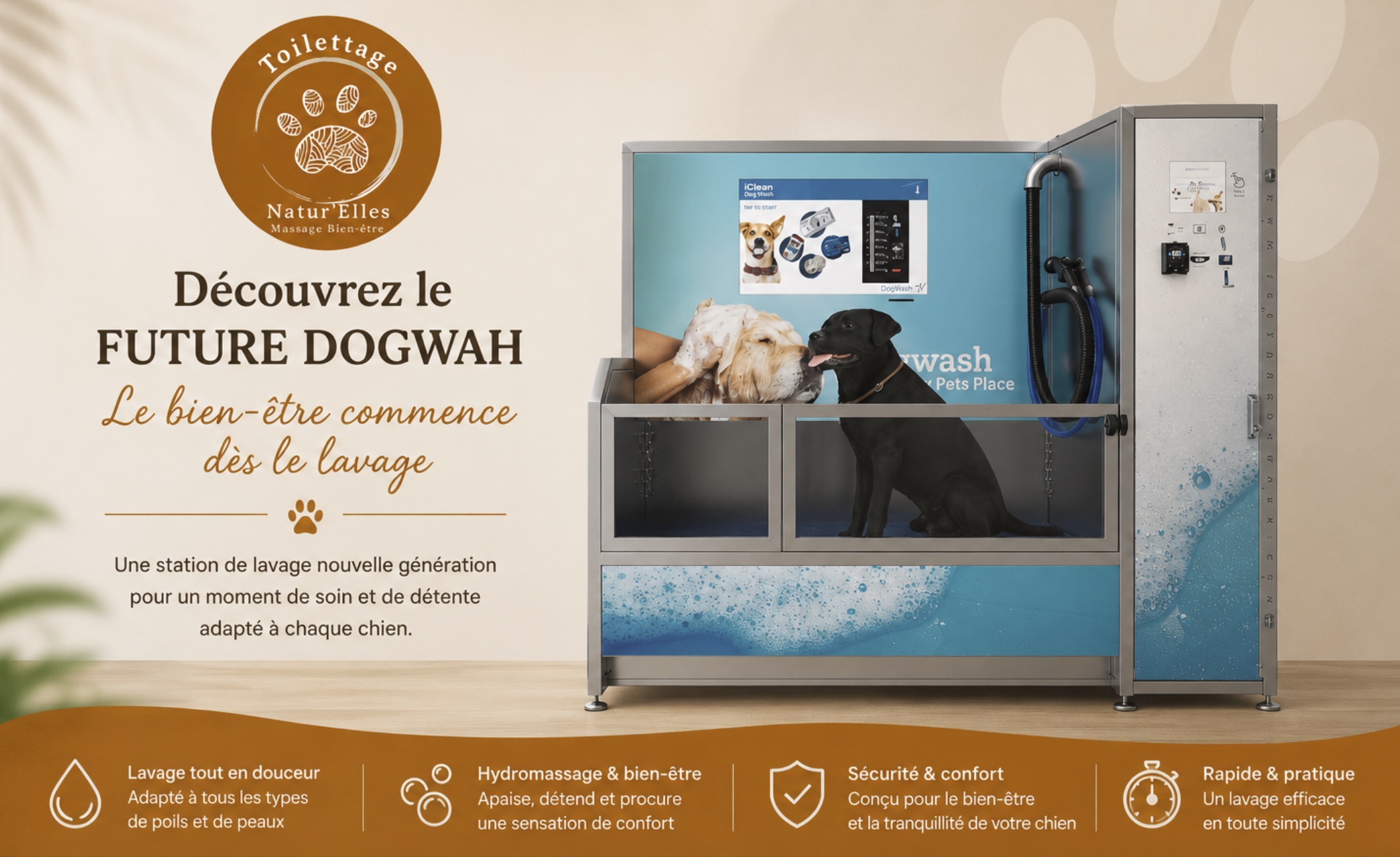 Baignoire automatique O'dogwash